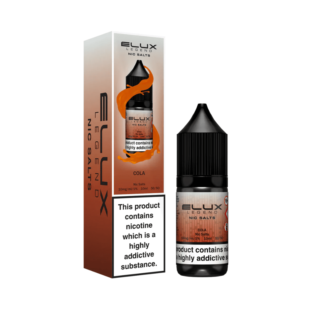 Elux Nicotine Salt Cola 10ml 10 Pack - 20mg