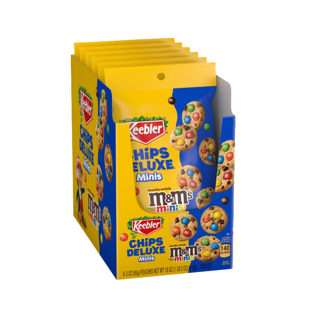 Keebler Chips Deluxe Chocolate Cookies  with M&M 85g x 6 Pack Main image