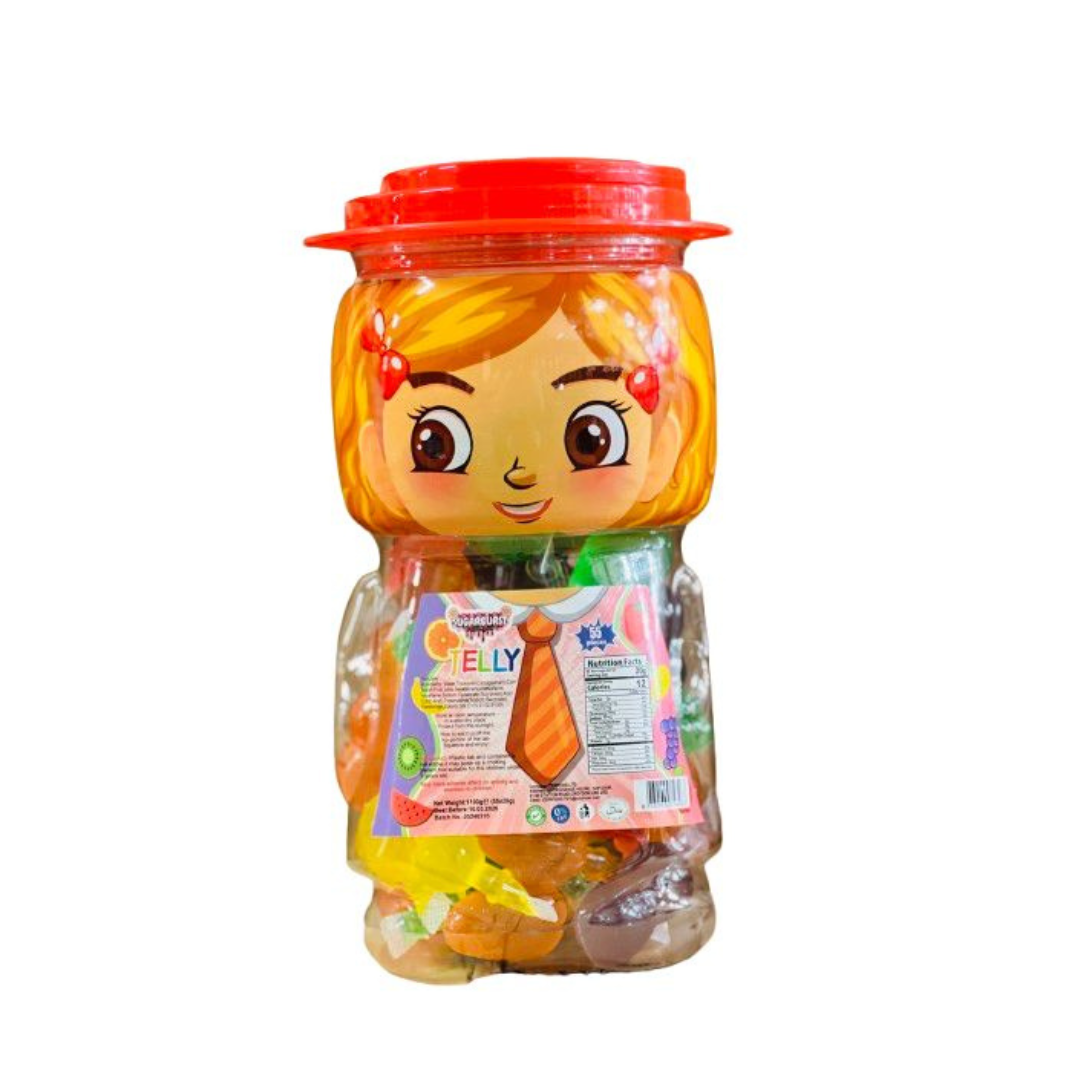 Sugar Burst Fruit Jelly Jar 55x20g