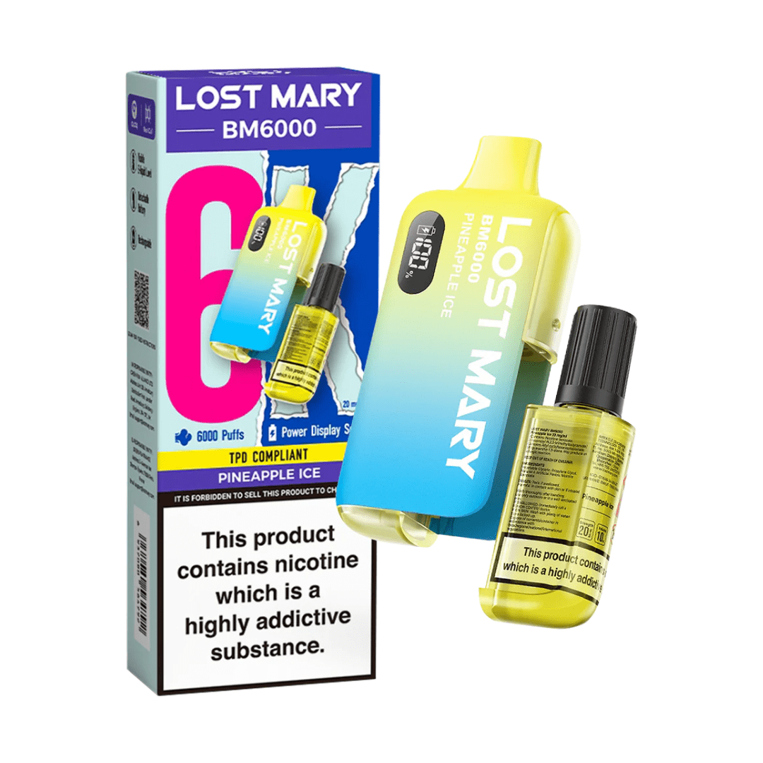 Lost Mary 6000 Bar 5 Pack - Pineapple ice