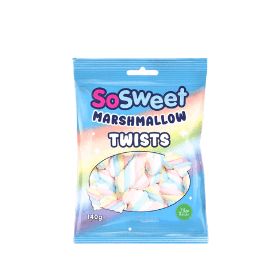 SoSweet Marshmallow Twists 140g