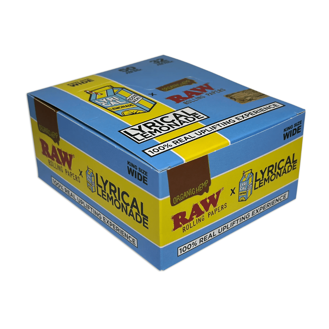 Raw Lyrical Lemonade KS Wide Rolling Paper 50 Pack Main image