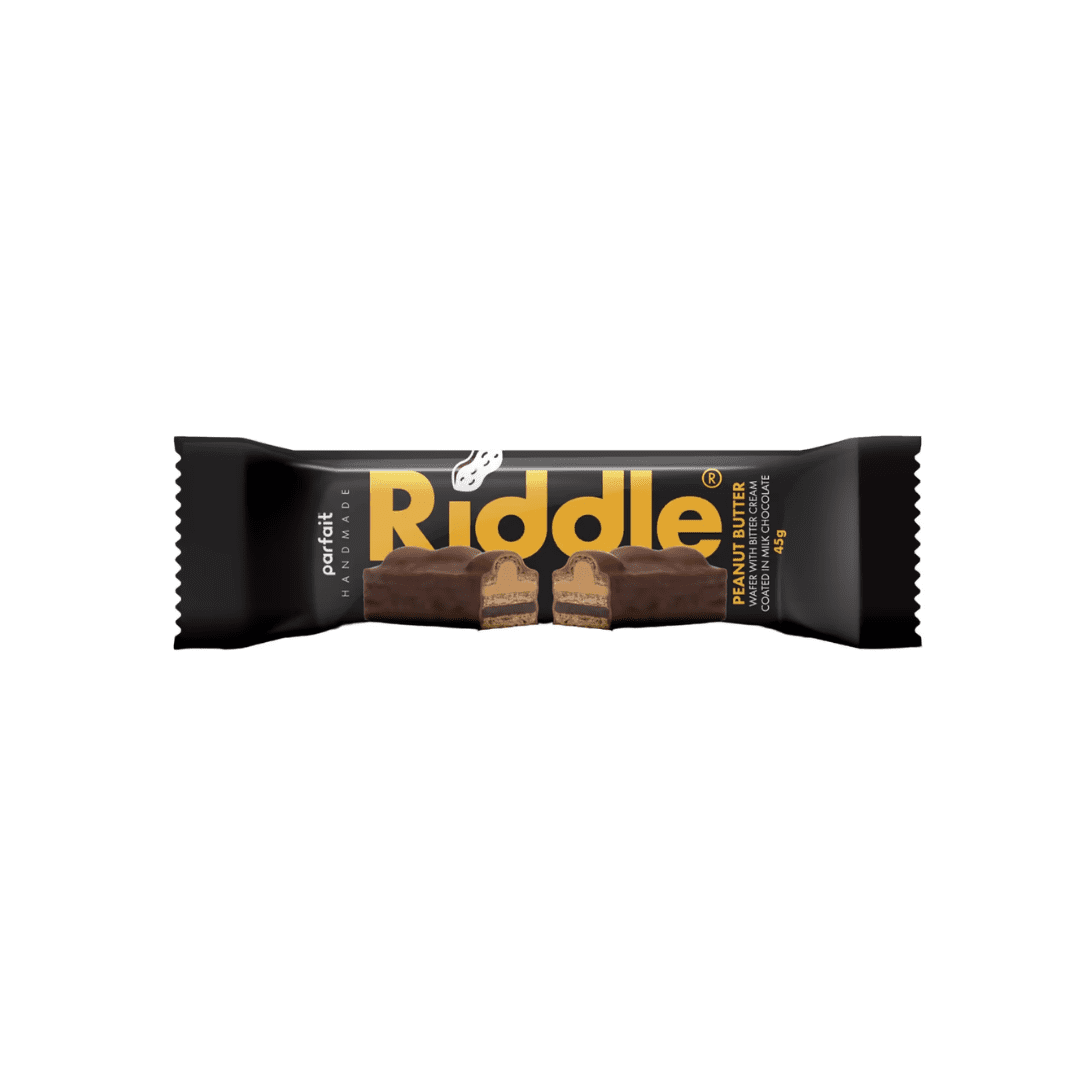 Riddle Peanut Butter Wafer Bitter Cream Coated In Milk Chocolate 15x45g Main image