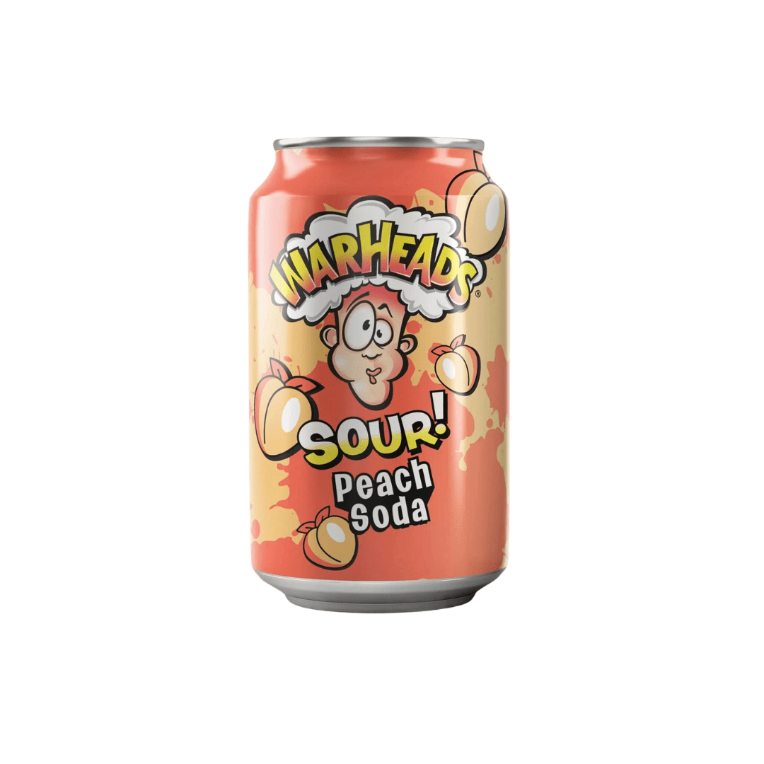 Warheads Soda Peach (12 x 355ml)