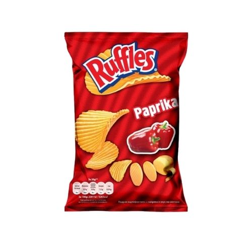 Ruffles Paprika Flavoured Crisps 21x140g