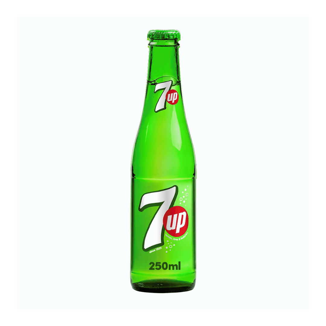 Oman 7up Glass Bottle 250ml 24 Pack Main image