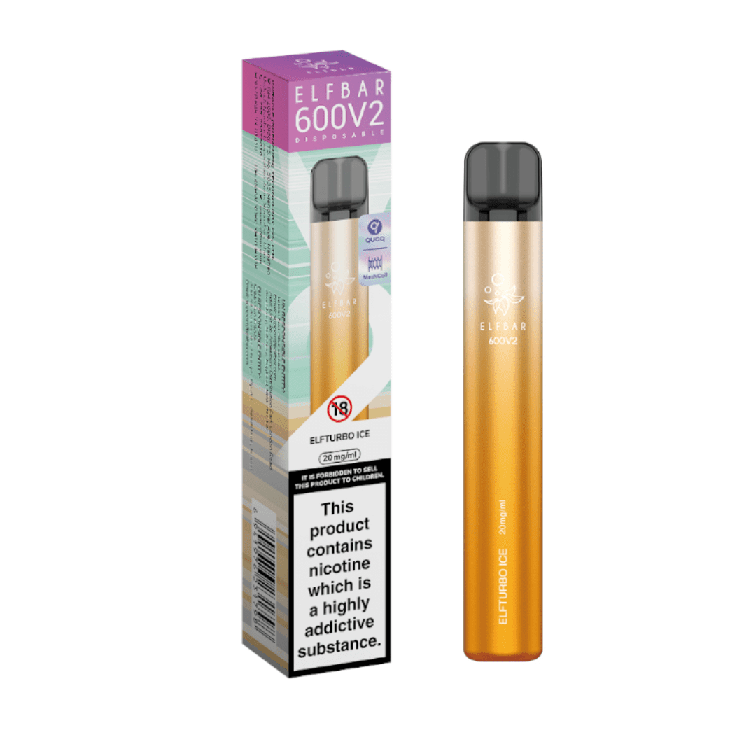 Elf Bar V2 ElfTurbo Ice Bar 10 Pack