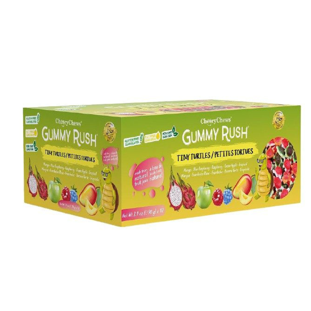 Cheery Chews Gummy Rush Tiny Turtles 90g 12 Pack Main image