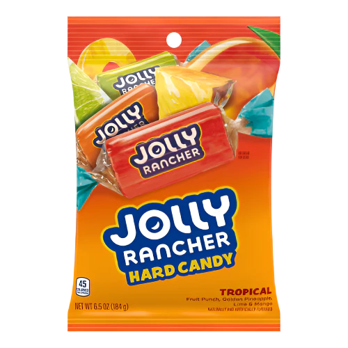 Jolly Rancher Tropical Hard Candy 6.5oz 184g 12Pack