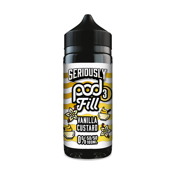 DOOZY SERIOUSLY POD FILL 3 100ML VANILLA CUSTARD Main image