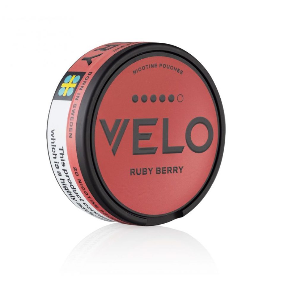 Velo Nicotine Pouch Intense Ruby Berry 14mg 10 Pack