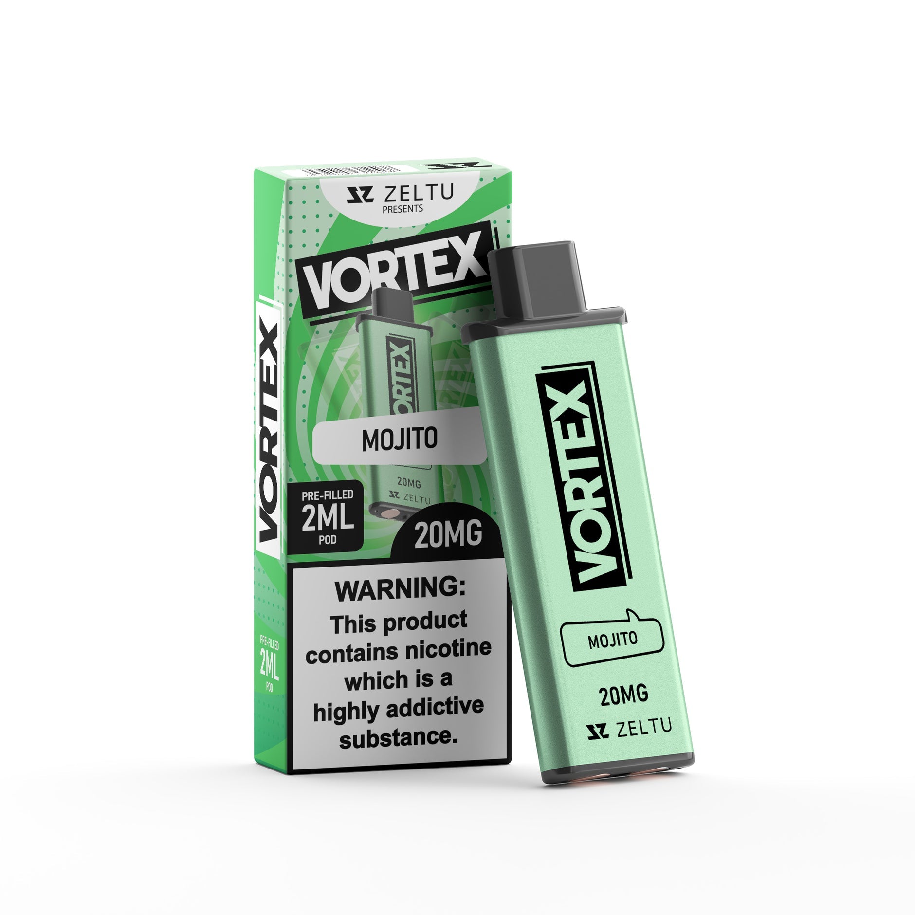 ZELTU X3 PREFILLED POD VORTEX MOJITO (5)