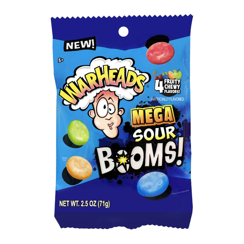 Warheads Mega Sour Booms 71g Main image