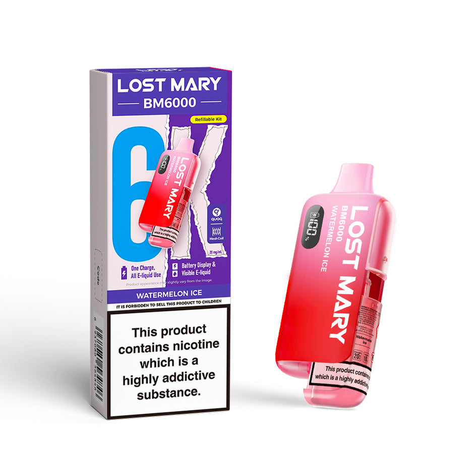 LOST MARY BM6000 KIT WATERMELON ICE (5) Main image