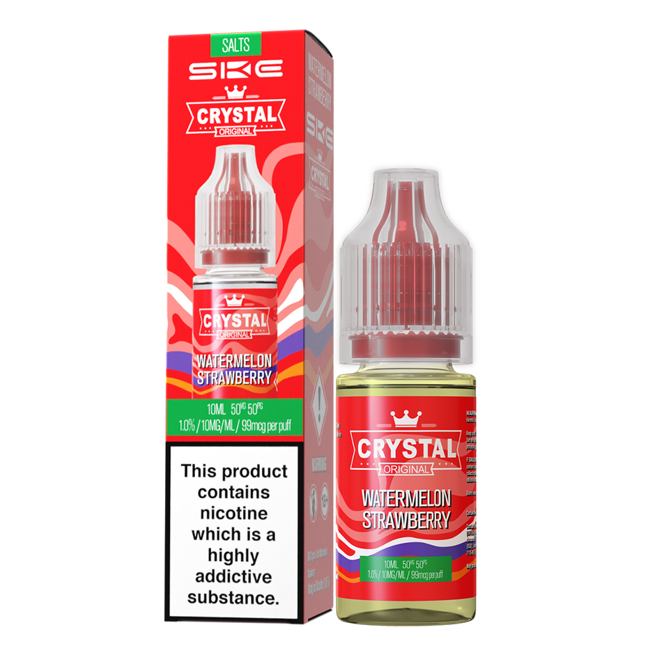 SKE CRYSTAL ORIGINAL SALTS 10ML WATERMELON STRAWBERRY (10)