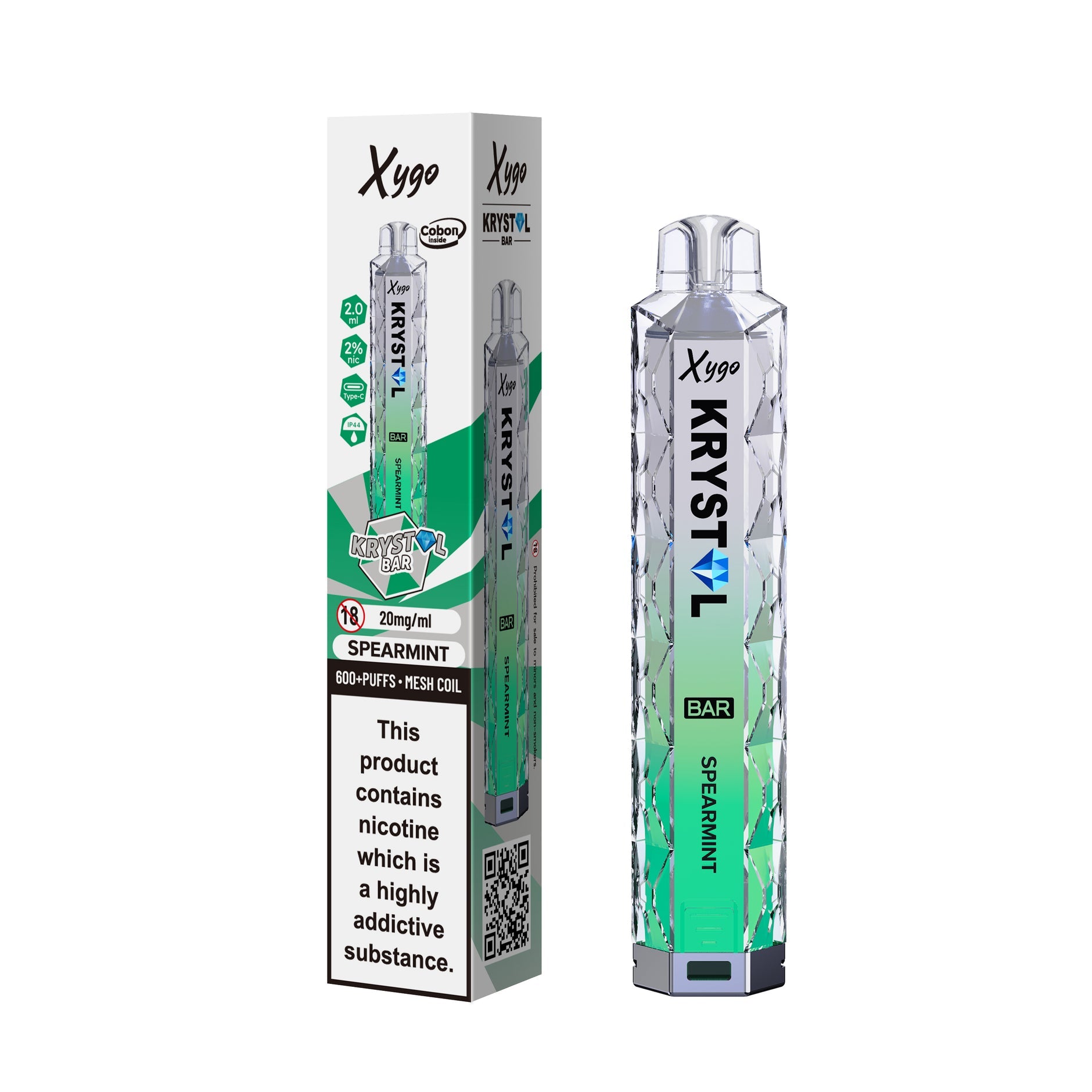 XYGO KRYSTAL 600 KIT SPEARMINT (10) Main image