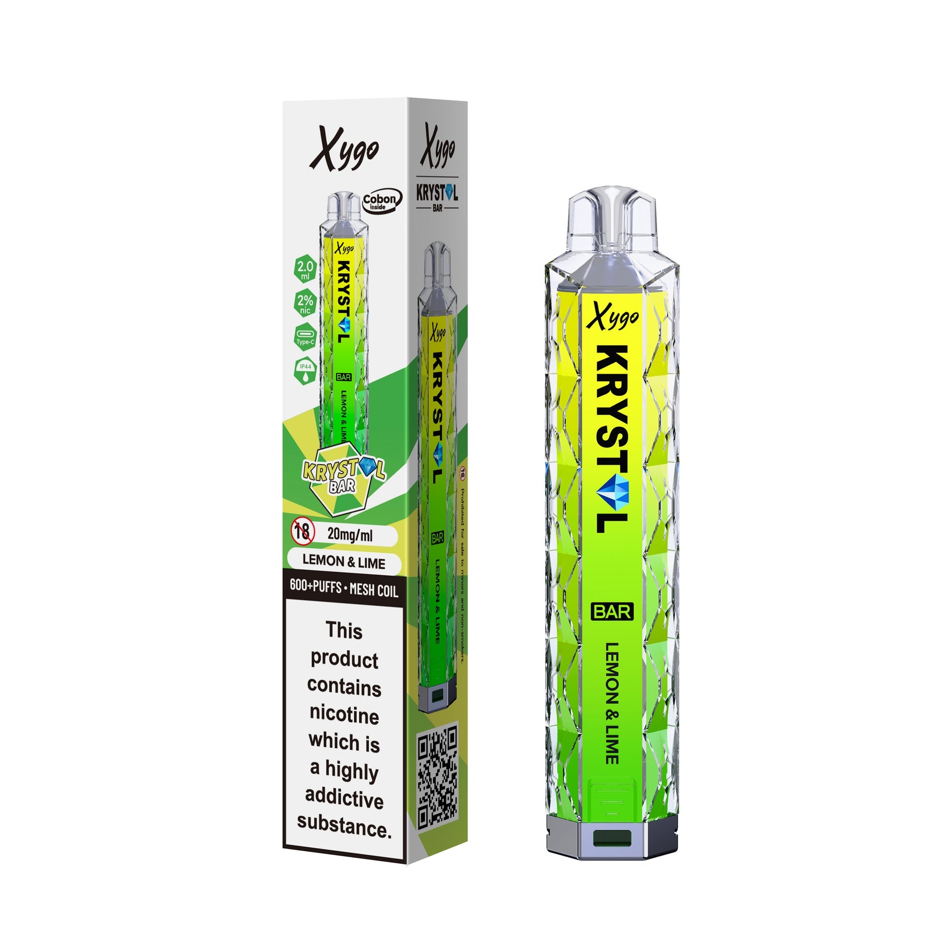 XYGO KRYSTAL 600 KIT LEMON & LIME (10) Main image