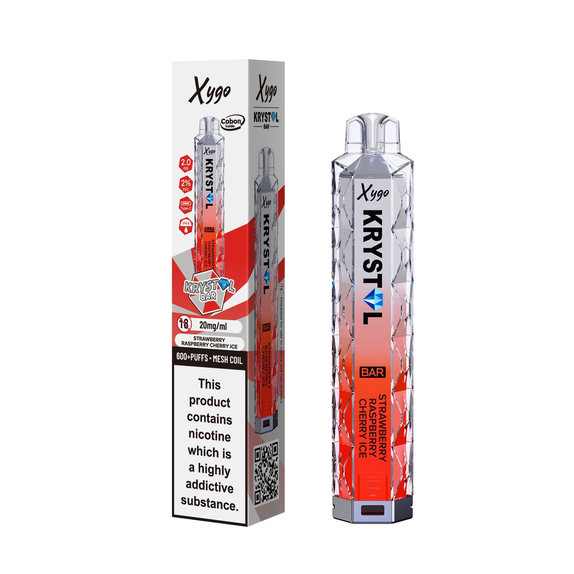 XYGO KRYSTAL 600 KIT STRAWBERRY RASPBERRY CHERRY (10) Main image