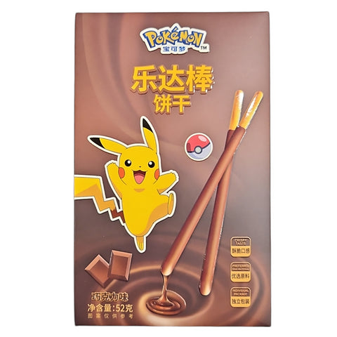 Pokemon Chocolate Leda Sticks 12x52g