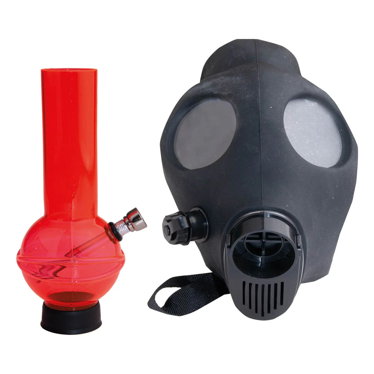 SM-1260 Sparkys Gas Mask includes a mask and a bong