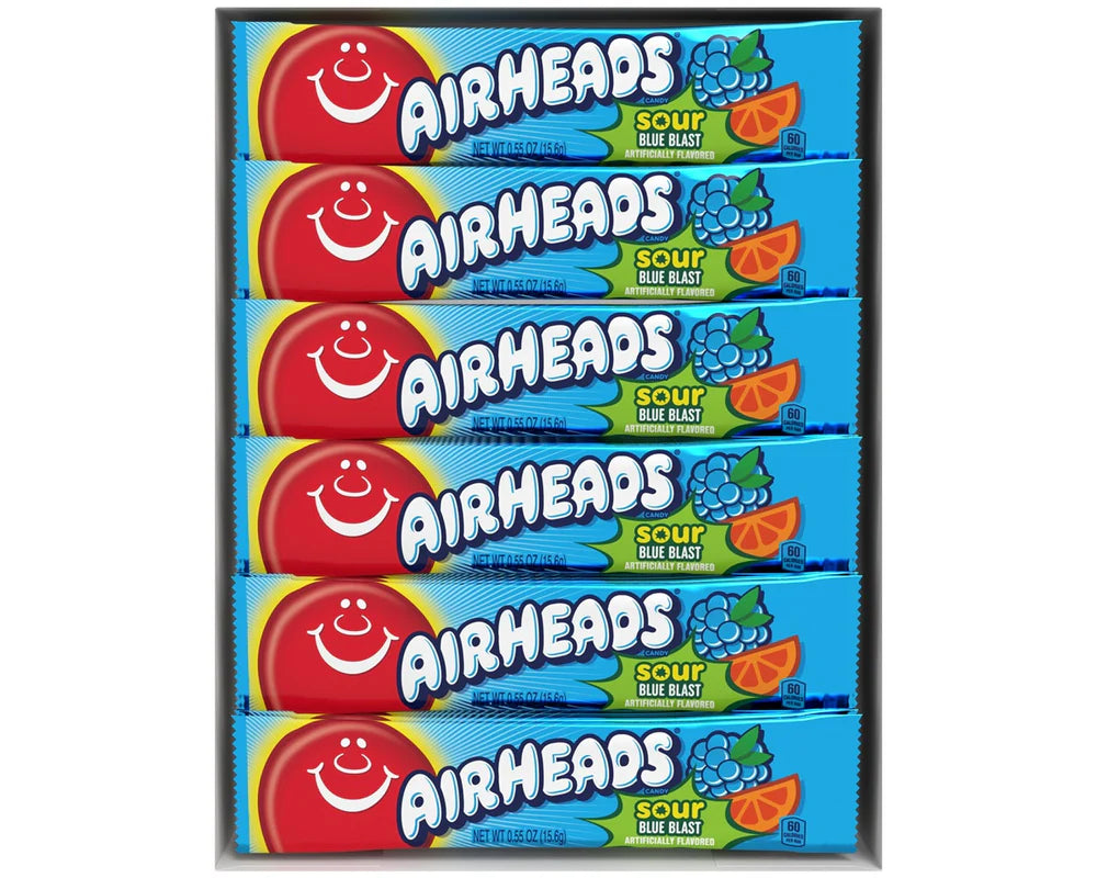 Airheads Sour Blue Blast 36x15g