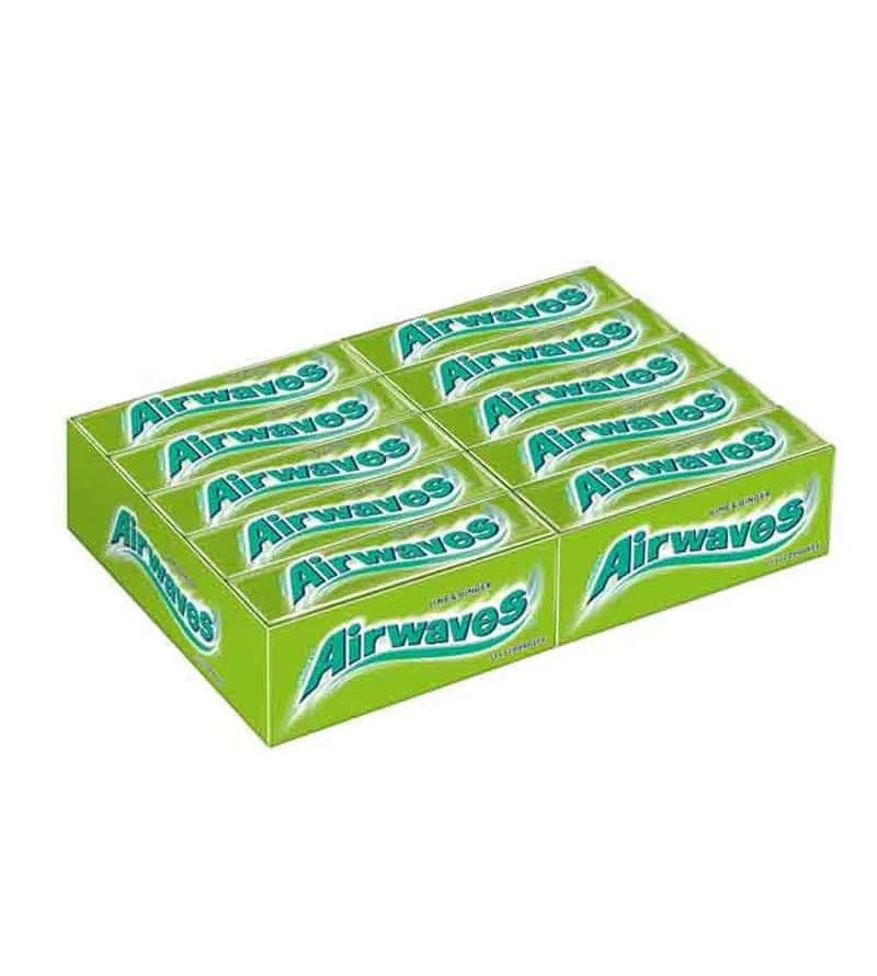 Airwaves Lime & Ginger Chew gum 30x14g Main image