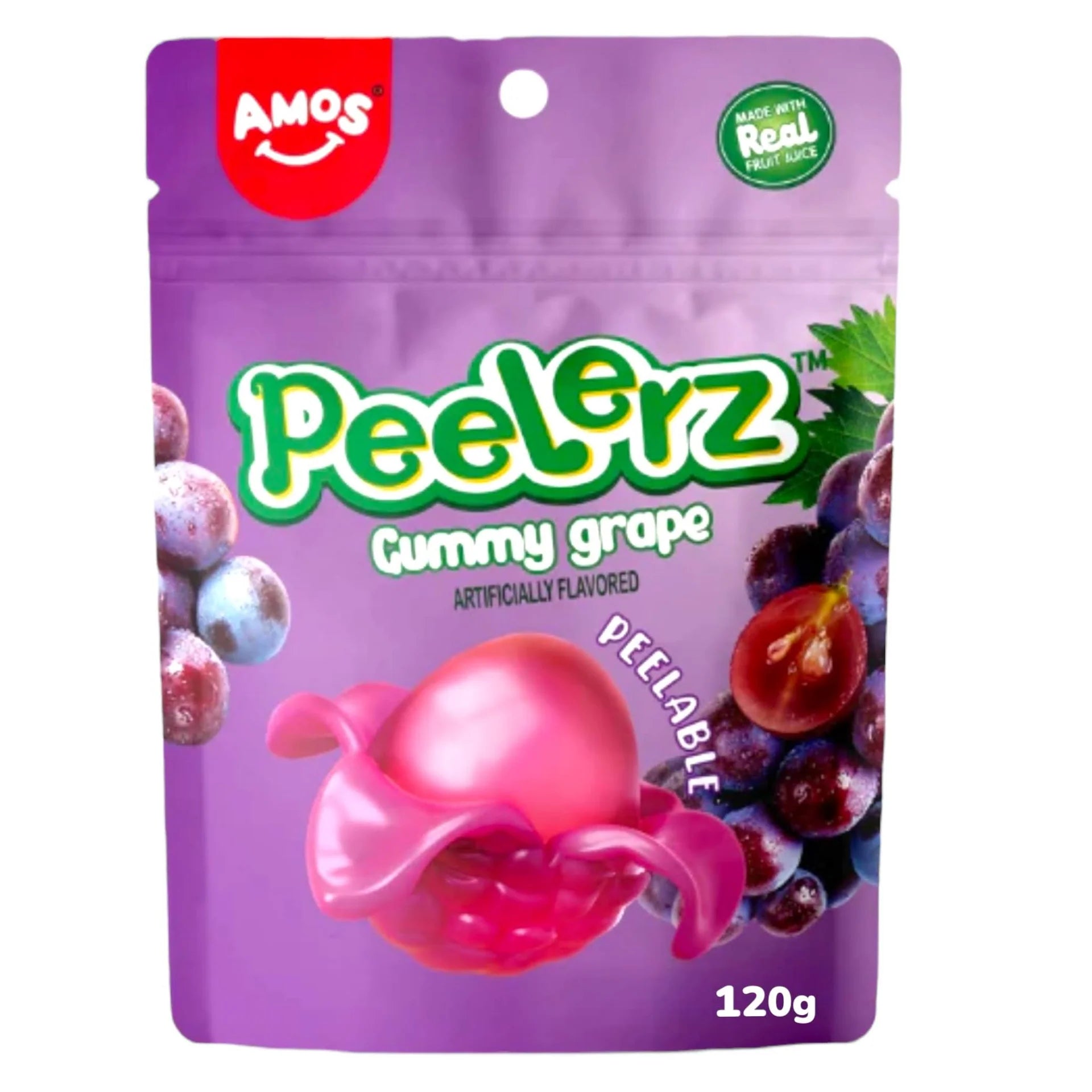 Amos Peelerz Grape 120g