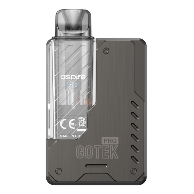 ASPIRE GOTEK PRO POD KIT GUNMETAL Main image