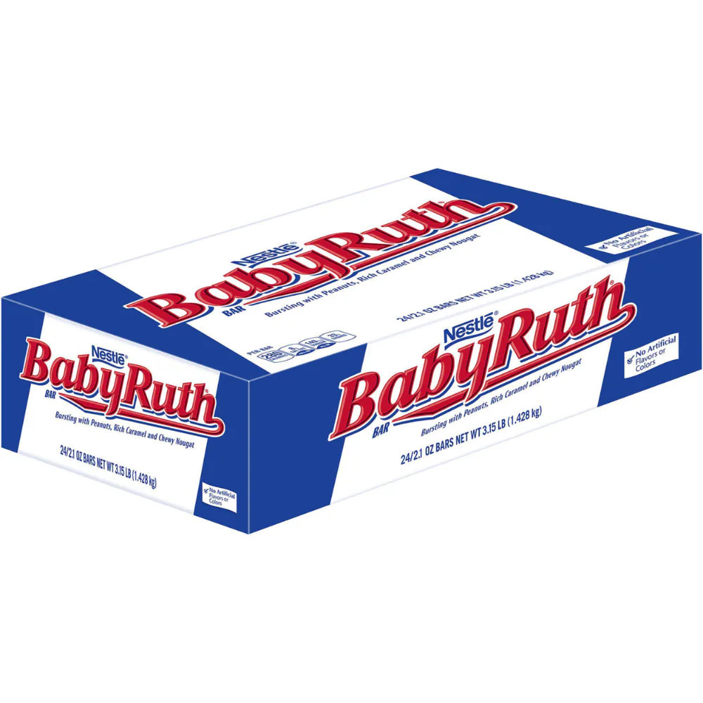 Babyruth Milk Chocolate Peanut and Nougat bar 24x54g Main image