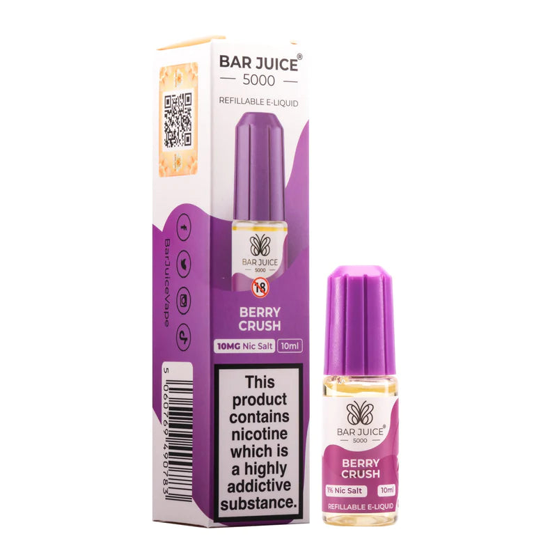 Bar Juice 5000 Nic Berry Crush Flavour 10ml 10 Pack