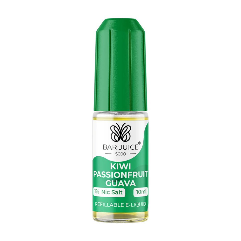 Bar Juice 5000 Nic Kiwi Passion Fruit Guava Flavour 10ml 10 Pack - 10mg Main image