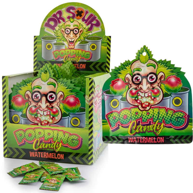 Dr Sour Popping Candy Watermelon 15g 20Pack