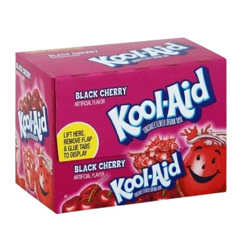 Kool Aid Unsweetened Drink Mix (Black Cherry) 48 Pack