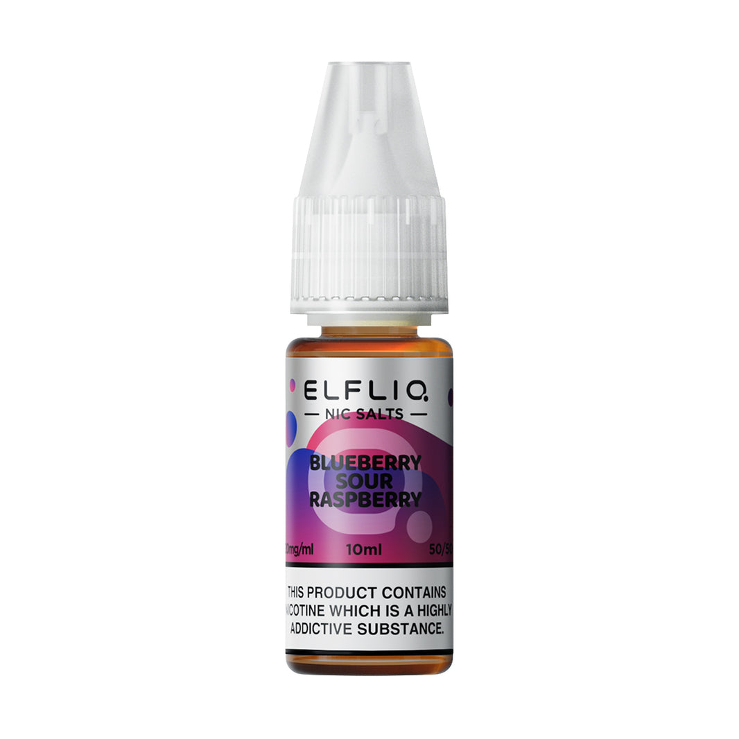 ELFLIQ NIC SALT 10ML BLUEBERRY SOUR RASPBERRY (10) Main image