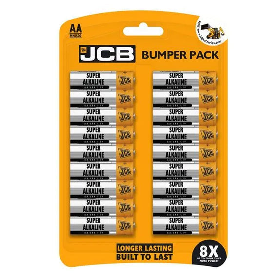 JCB AA SUPER ALKALINE BUMPER PACK OF 18 (12) Main image