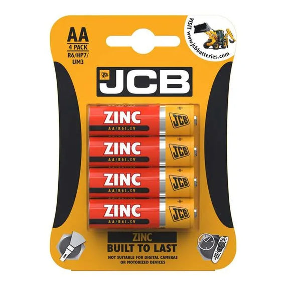 JCB AA ZINC BATTERIES - PACK OF 4 (10) Main image
