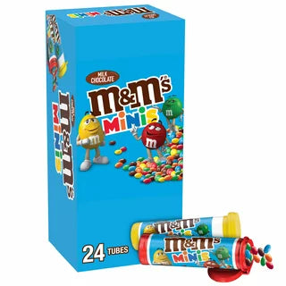M&M Milk Chocolate Minis 30.6g 24 Pack Main image