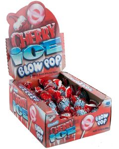 Charms Cherry Ice Blow Pop Pack of 48