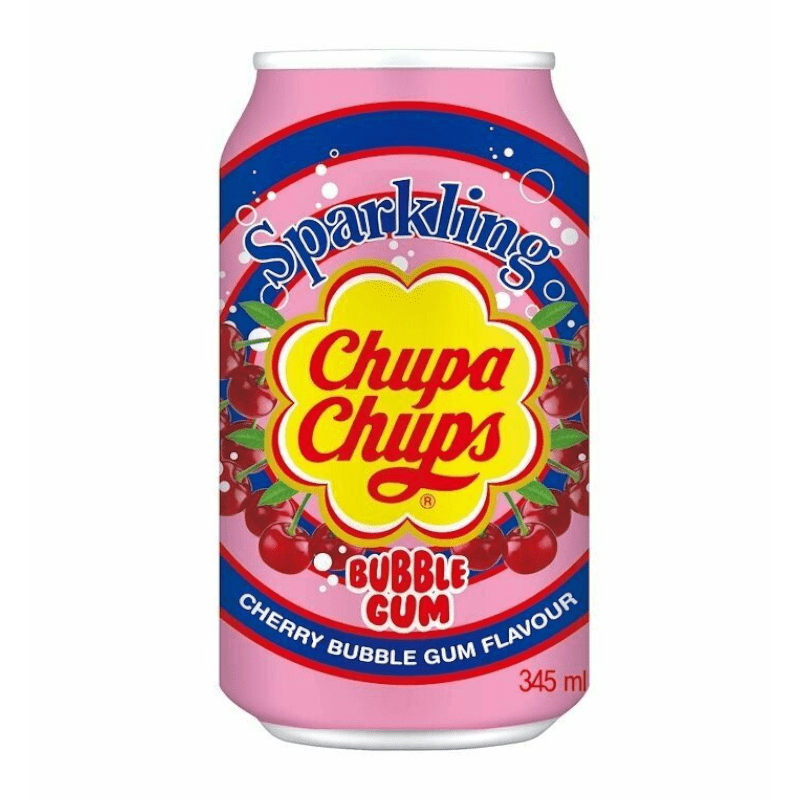 Chupa Chups Cherry Bubblegum 345ml 24 Pack Main image