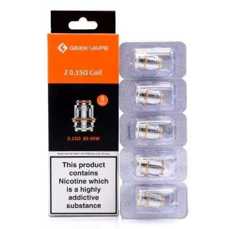 GEEK VAPE Z 0.15 OHM COILS (5) Main image