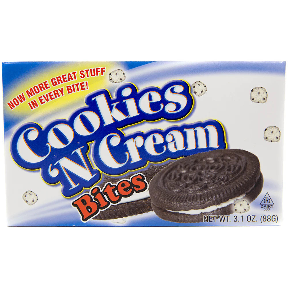 Cookie Dough Bites Cookies n Cream Box 12x88g