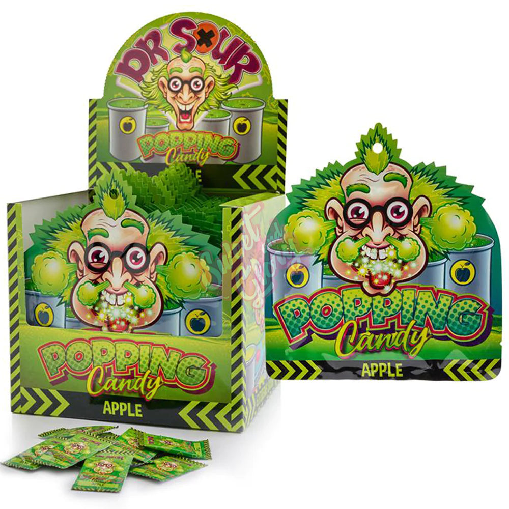Dr Sour Popping Candy Apple 15g 20 Pack Main image