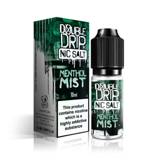 DOUBLE DRIP 10ML MENTHOL MIST NIC SALTS (10) Main image