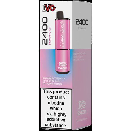 IVG 2400 Strawberry Ice Bar 5 Pack