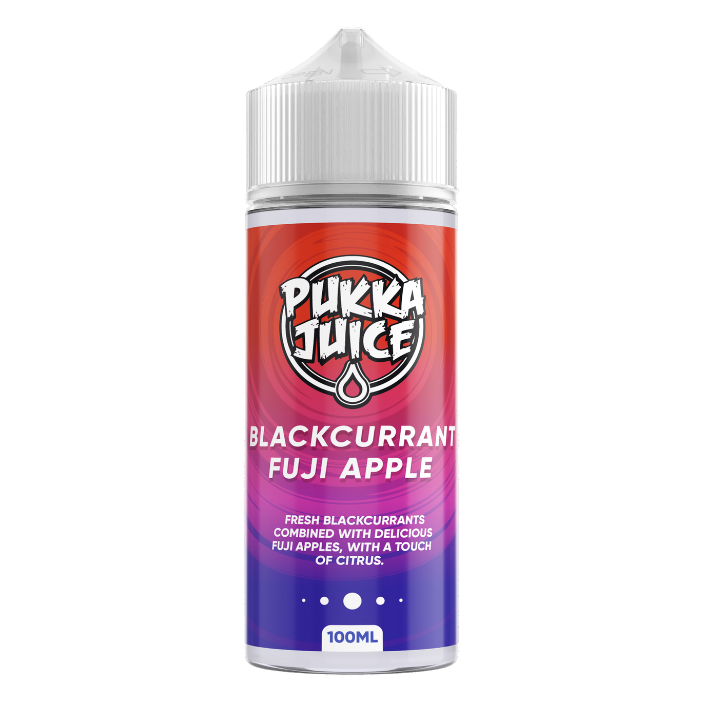 PUKKA JUICE 100ML SHORTFILL BLACKCURRANT FUJI APPLE Main image
