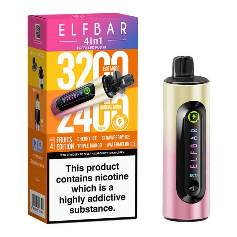 ElfBar 4in1 Prefilled Pod Bar 5 Pack - Fruits Edition Main image