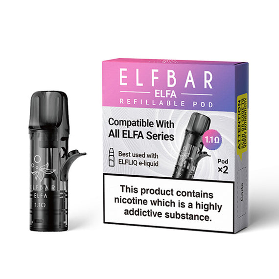 ELFBAR ELFA PRO REFILLABLE EMPTY POD (10) Main image