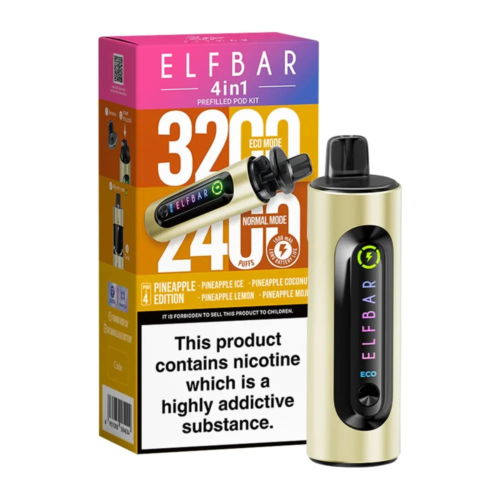 ElfBar 4in1 Prefilled Pod Bar 5 Pack - Pineapple Edition Main image