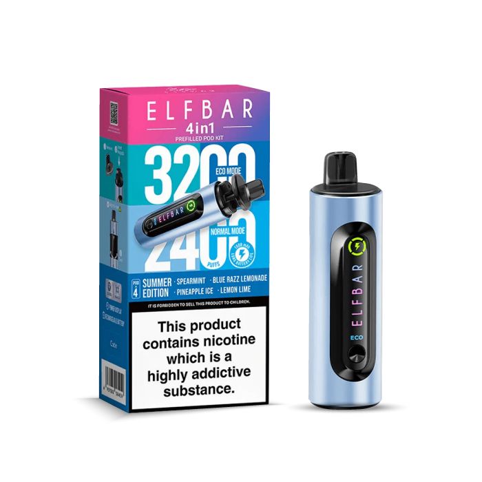 ElfBar 4in1 Prefilled Pod Bar 5 Pack - Summer Edition Main image