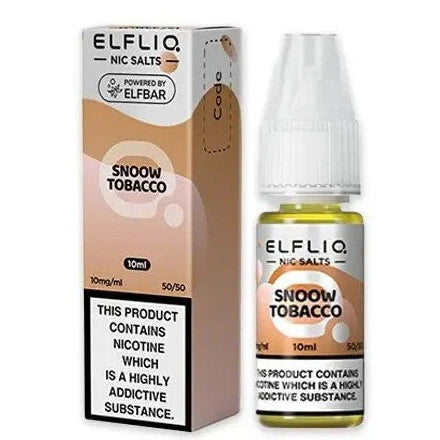 Elfliq Nic Salt 10ml Snoow Tobacco Pack of 10 Main image